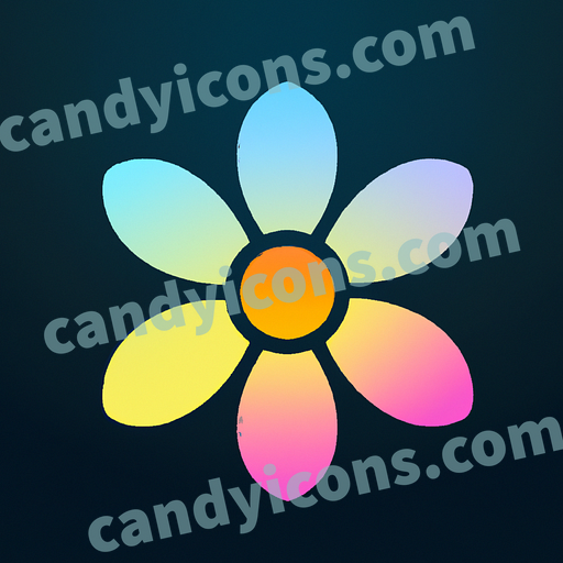 a daisy app icon - ai app icon generator - phone app icon - app icon aesthetic