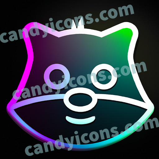 A whimsical and mischievous raccoon  app icon - ai app icon generator - phone app icon - app icon aesthetic