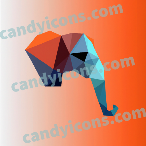 elephant app icon - ai app icon generator - phone app icon - app icon aesthetic