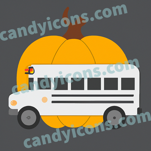 A classic yellow school bus  app icon - ai app icon generator - phone app icon - app icon aesthetic
