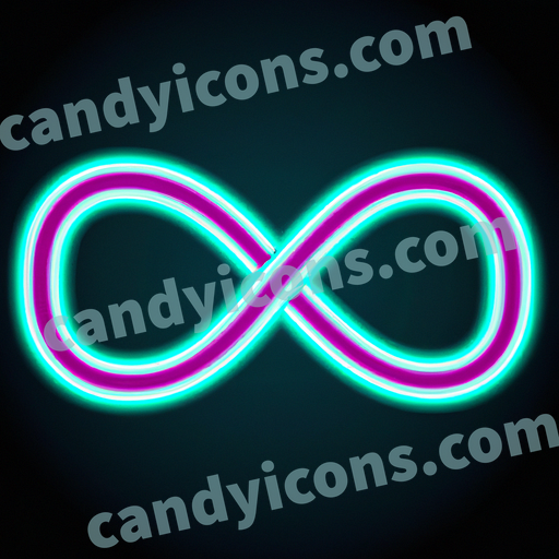 a infinity symbol app icon - ai app icon generator - phone app icon - app icon aesthetic