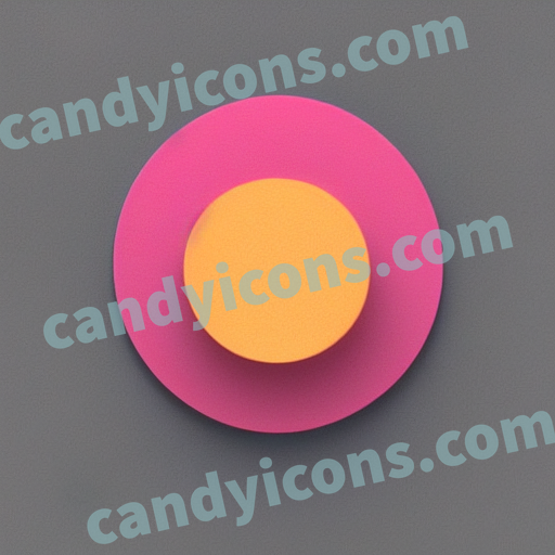 a Circular dart app icon - ai app icon generator - phone app icon - app icon aesthetic
