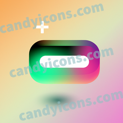 a minus sign app icon - ai app icon generator - phone app icon - app icon aesthetic