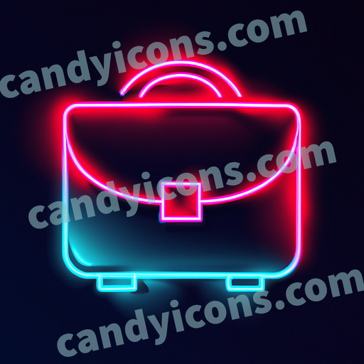 a briefcase app icon - ai app icon generator - phone app icon - app icon aesthetic