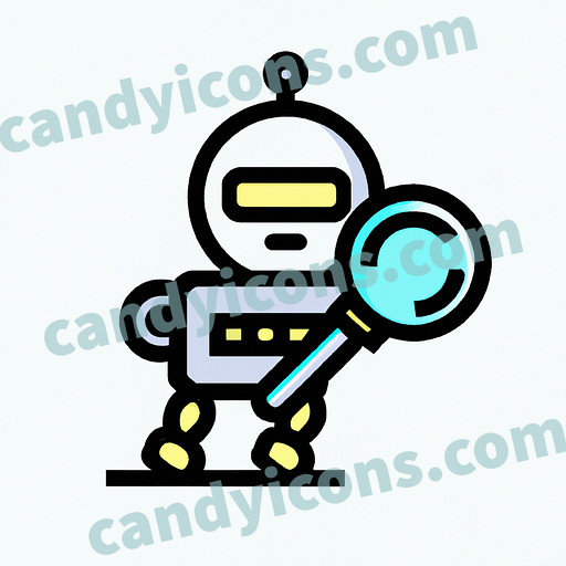 a humanoid robot app icon - ai app icon generator - phone app icon - app icon aesthetic