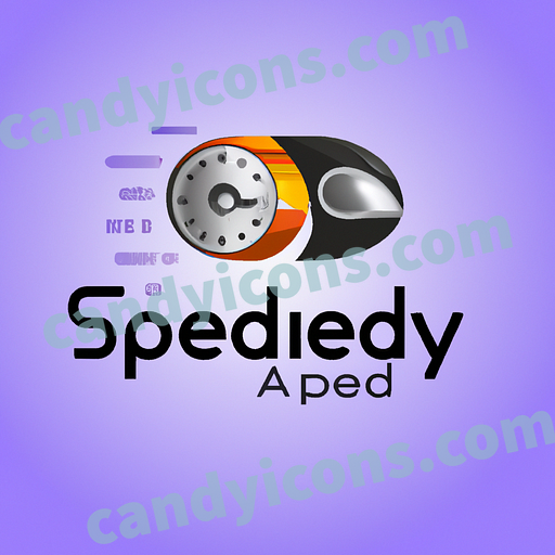 A speedy and sleek motorbike  app icon - ai app icon generator - phone app icon - app icon aesthetic