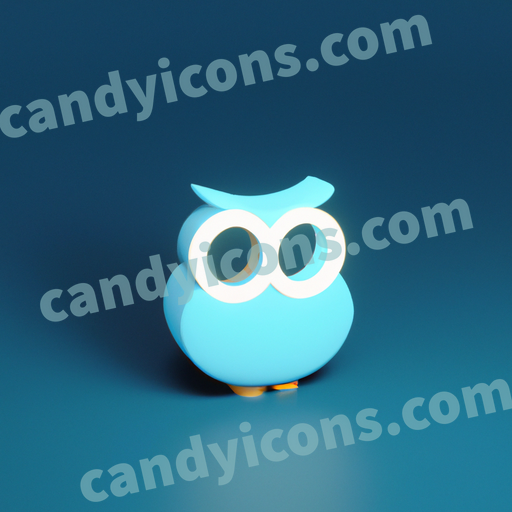 an Owl app icon - ai app icon generator - phone app icon - app icon aesthetic