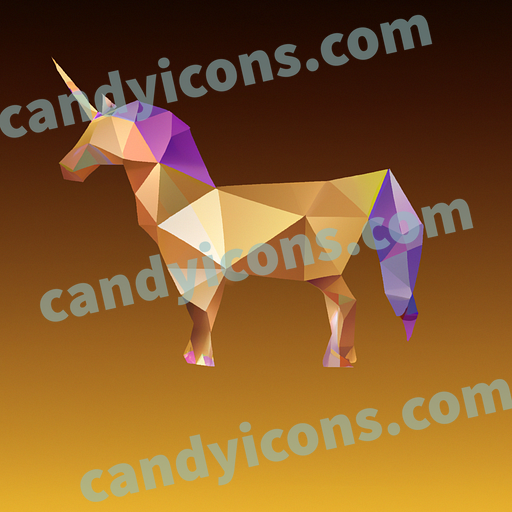 A whimsical unicorn  app icon - ai app icon generator - phone app icon - app icon aesthetic