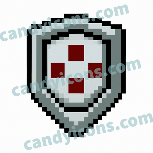 A stylized shield with emblem  app icon - ai app icon generator - phone app icon - app icon aesthetic