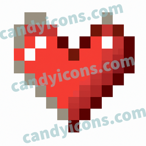 A simple heart app icon - ai app icon generator - phone app icon - app icon aesthetic