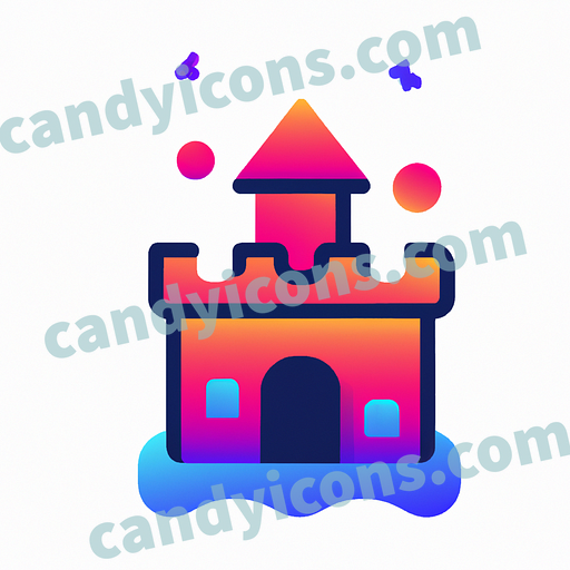 a castle app icon - ai app icon generator - phone app icon - app icon aesthetic