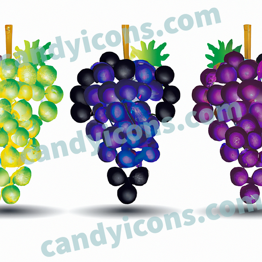 A playful bunch of ripe and juicy grapes  app icon - ai app icon generator - phone app icon - app icon aesthetic