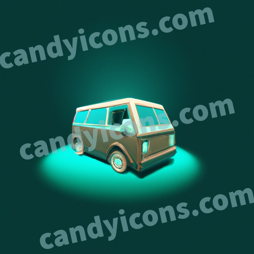 a van app icon - ai app icon generator - phone app icon - app icon aesthetic