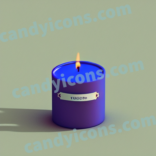 a candle cup app icon - ai app icon generator - phone app icon - app icon aesthetic
