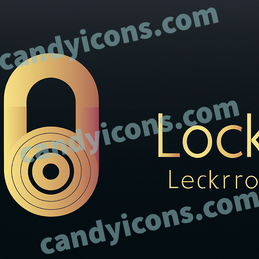 A stylized lock and key  app icon - ai app icon generator - phone app icon - app icon aesthetic