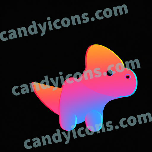 A playful, cartoon-style dinosaur  app icon - ai app icon generator - phone app icon - app icon aesthetic