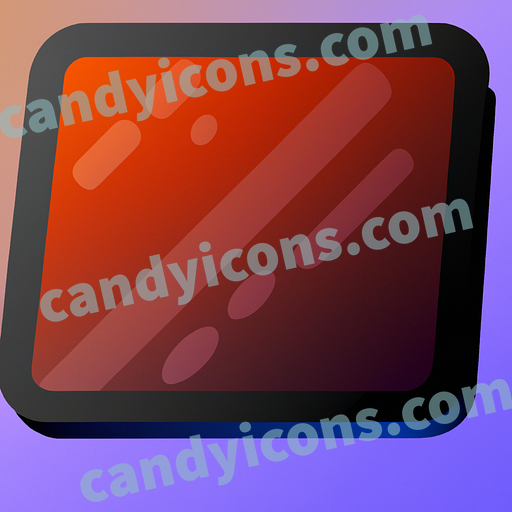 A sleek, minimalist tablet computer  app icon - ai app icon generator - phone app icon - app icon aesthetic