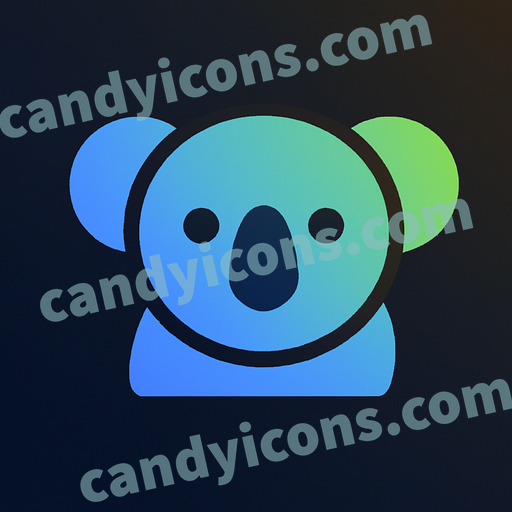 a koala app icon - ai app icon generator - phone app icon - app icon aesthetic