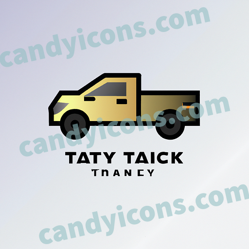 A sturdy and reliable pickup truck  app icon - ai app icon generator - phone app icon - app icon aesthetic