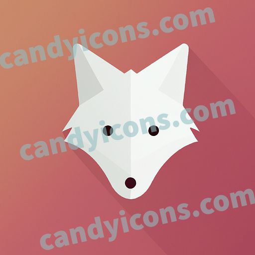 a fox head app icon - ai app icon generator - phone app icon - app icon aesthetic