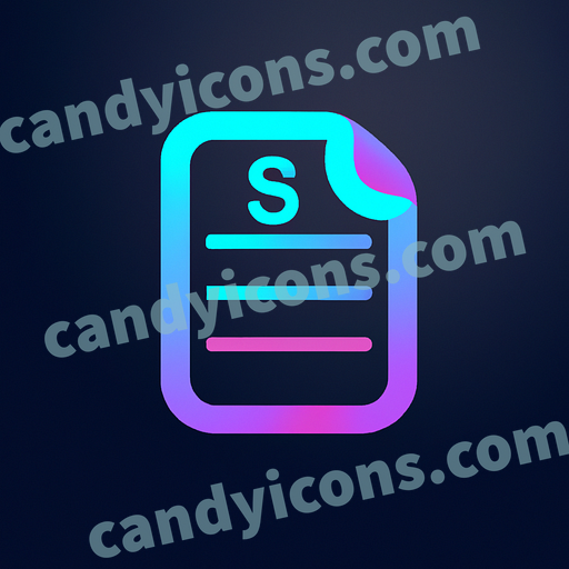 a legal document app icon - ai app icon generator - phone app icon - app icon aesthetic