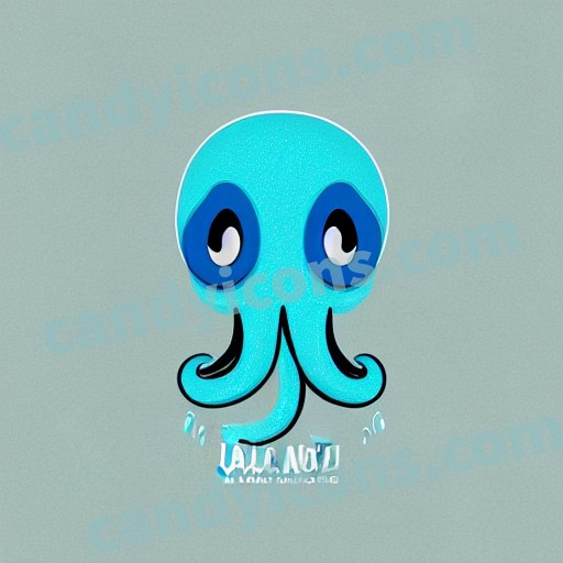 an octopus app icon - ai app icon generator - phone app icon - app icon aesthetic