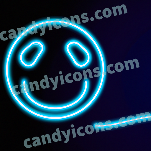 A shy, bashful smiley face  app icon - ai app icon generator - phone app icon - app icon aesthetic