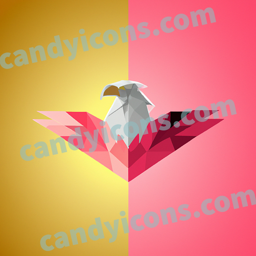 A proud, regal eagle  app icon - ai app icon generator - phone app icon - app icon aesthetic