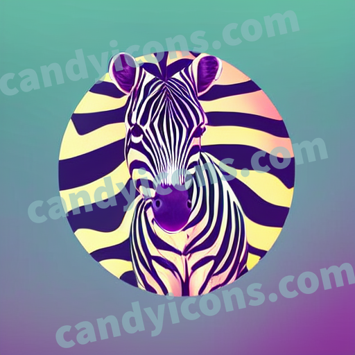 a zebra app icon - ai app icon generator - phone app icon - app icon aesthetic