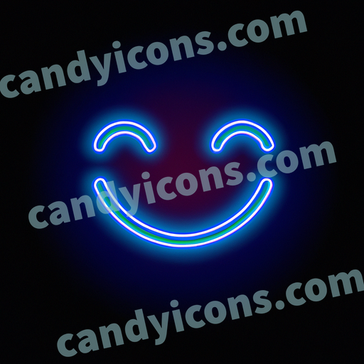 A cheeky, grinning smiley face  app icon - ai app icon generator - phone app icon - app icon aesthetic