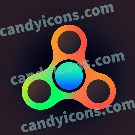 a spinner app icon - ai app icon generator - phone app icon - app icon aesthetic
