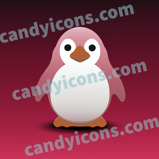 A loveable, cuddly penguin  app icon - ai app icon generator - phone app icon - app icon aesthetic
