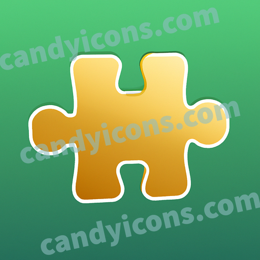 A colorful puzzle piece app icon - ai app icon generator - phone app icon - app icon aesthetic