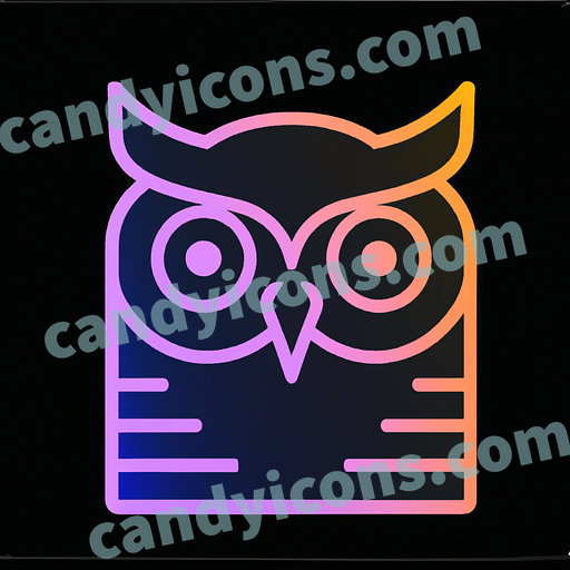 A wise old owl  app icon - ai app icon generator - phone app icon - app icon aesthetic