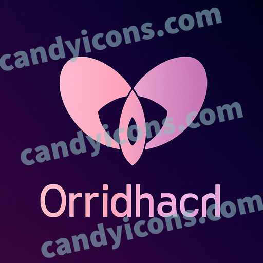 A striking, elegant orchid  app icon - ai app icon generator - phone app icon - app icon aesthetic