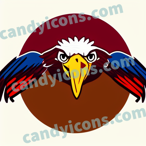 a bald eagle app icon - ai app icon generator - phone app icon - app icon aesthetic