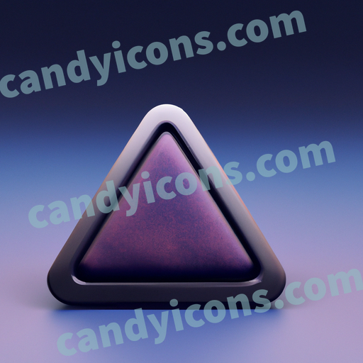 a square pyramid shape app icon - ai app icon generator - phone app icon - app icon aesthetic