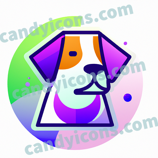 a beagle app icon - ai app icon generator - phone app icon - app icon aesthetic