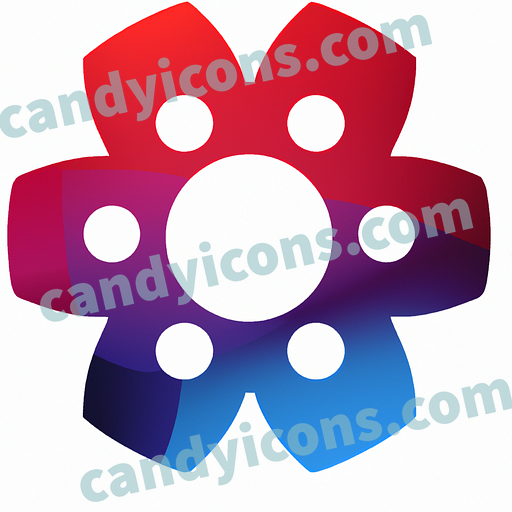 A stylized gear with turning cogs  app icon - ai app icon generator - phone app icon - app icon aesthetic