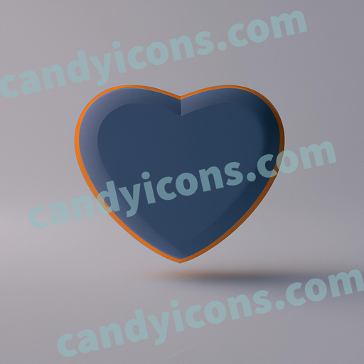 A simple heart app icon - ai app icon generator - phone app icon - app icon aesthetic
