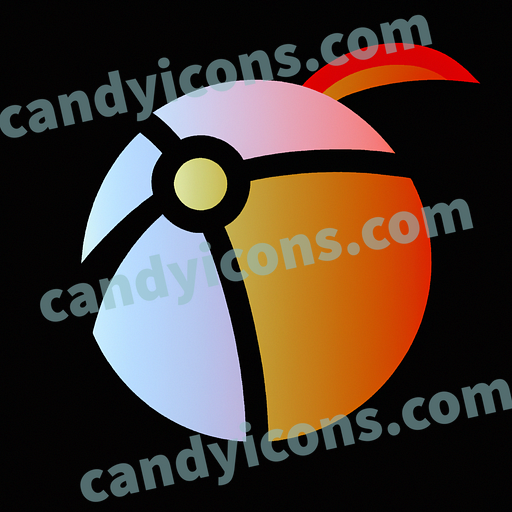 A fun, cartoon-style beach ball  app icon - ai app icon generator - phone app icon - app icon aesthetic