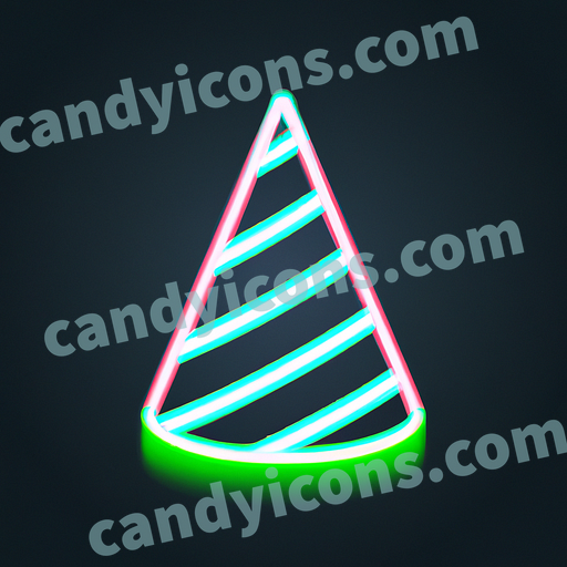 a party hat app icon - ai app icon generator - phone app icon - app icon aesthetic