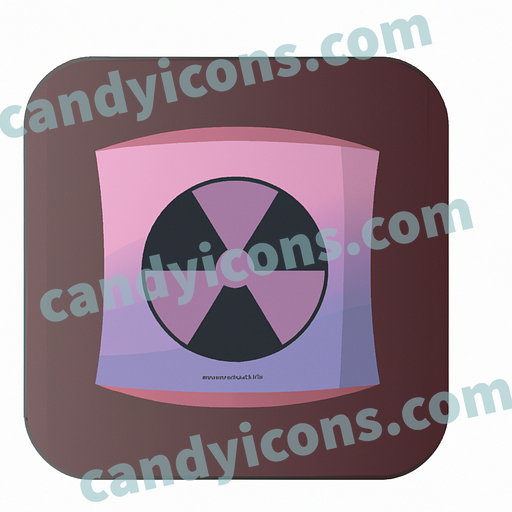 a cosmic microwave background radiation app icon - ai app icon generator - phone app icon - app icon aesthetic
