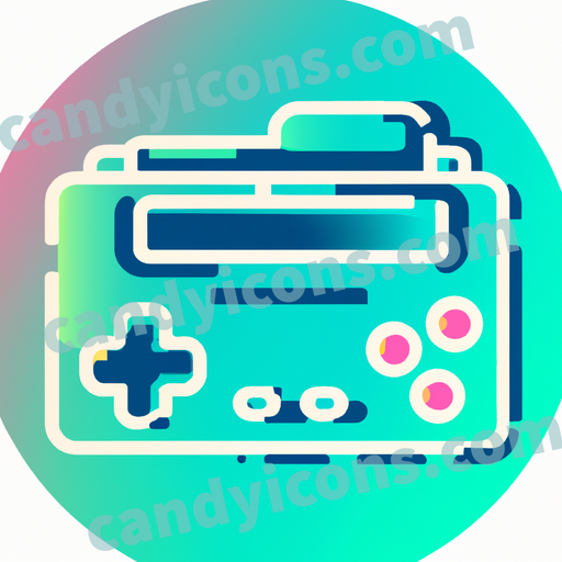 video game console app icon - ai app icon generator - phone app icon - app icon aesthetic