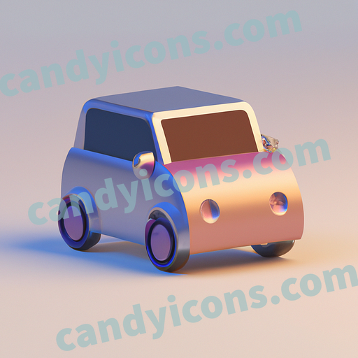 A shiny and modern electric car  app icon - ai app icon generator - phone app icon - app icon aesthetic