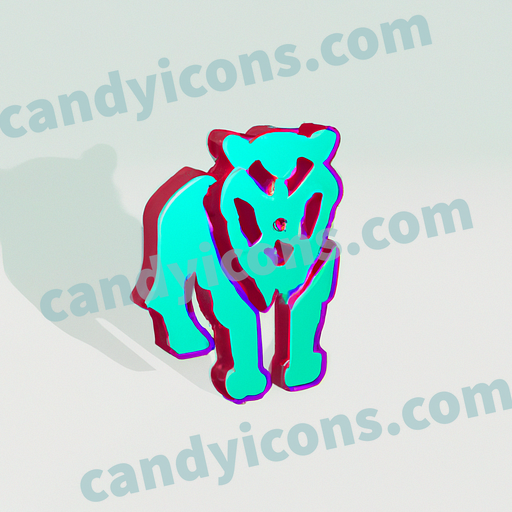 A majestic and powerful tiger  app icon - ai app icon generator - phone app icon - app icon aesthetic