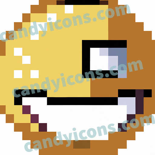A sly and cunning smiley face  app icon - ai app icon generator - phone app icon - app icon aesthetic