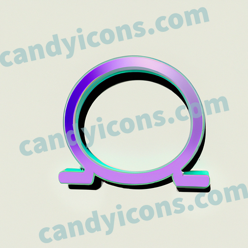 A smooth and refined letter O  app icon - ai app icon generator - phone app icon - app icon aesthetic