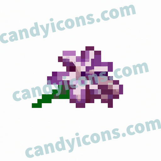 A fragrant and lovely lilac blossom  app icon - ai app icon generator - phone app icon - app icon aesthetic