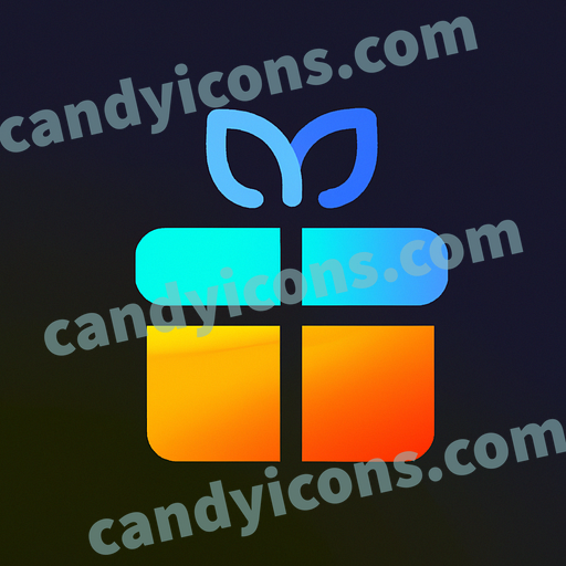 a gift box app icon - ai app icon generator - phone app icon - app icon aesthetic
